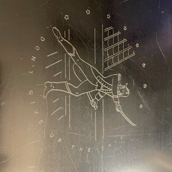 Don’t give up the ship! Navel battle cry! Patriotic 1950’s serving tray. Vintage - Picture 8 of 15